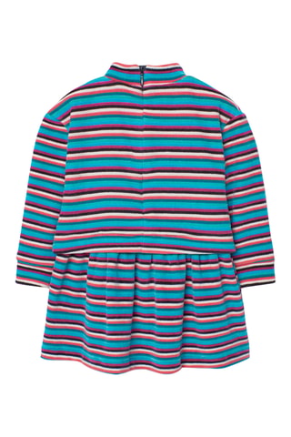 Robe trompe-l’œil en velours - Multicolore