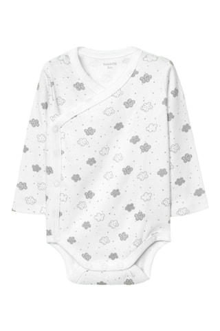 2 bodys - Blanc et gris