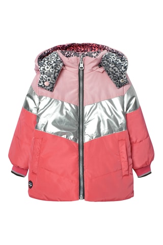 Parka réversible à capuche - Rose