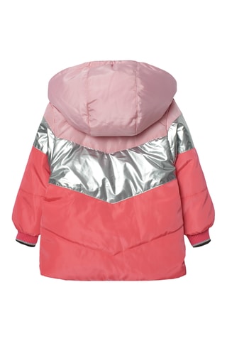 Parka réversible à capuche - Rose
