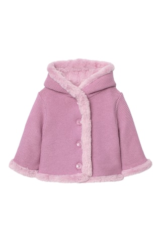 Veste réversible à capuche - Rose