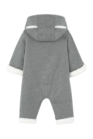 Combinaison à capuche à oreilles - Gris