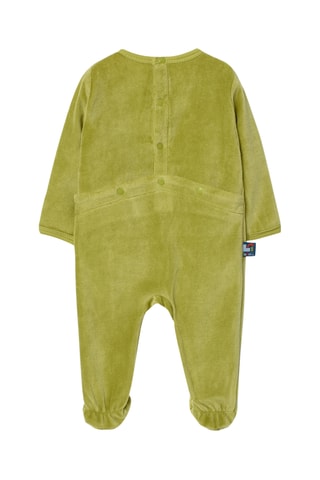 Grenouillère en velours - Vert
