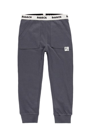 Jogging en coton biologique - Gris foncé