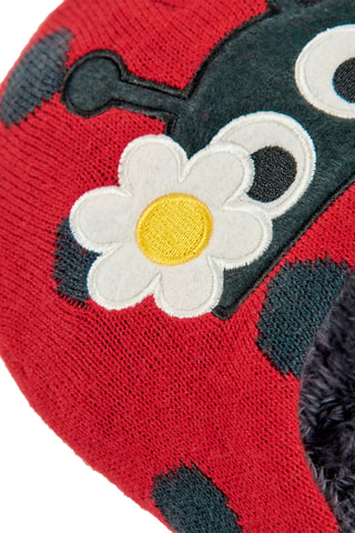 Bonnet - Blanc, noir et rouge