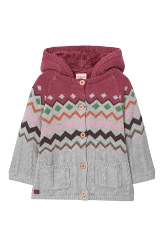 Gilet à capuche - Écru