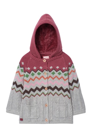 Gilet à capuche - Écru