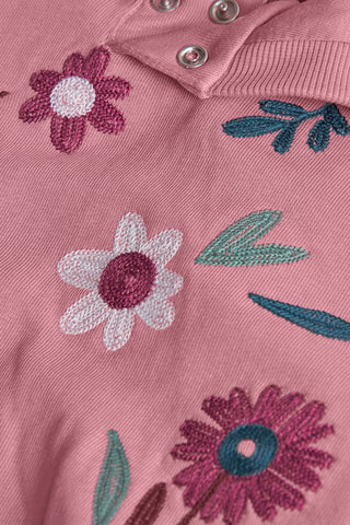 Sweat polaire à capuche - Rose