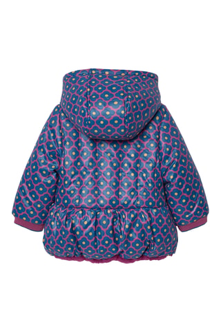 Doudoune réversible à capuche - Violet