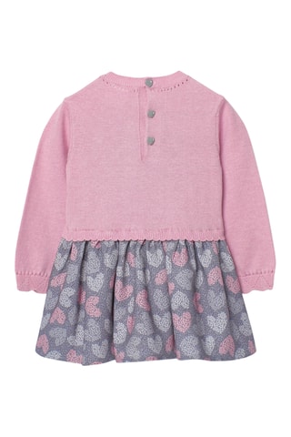 Robe trompe-l’œil - Rose