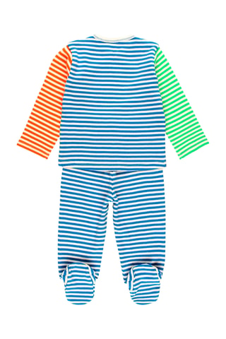 Ensemble 3 pièces - Blanc et multicolore