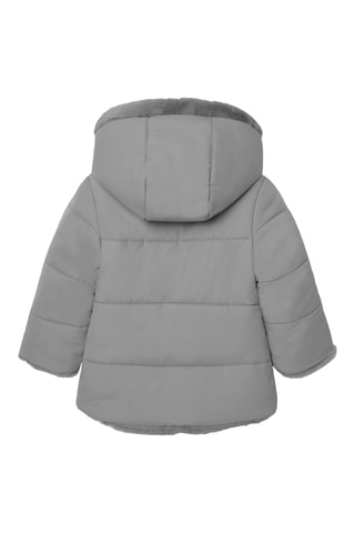 Doudoune réversible à capuche - Gris
