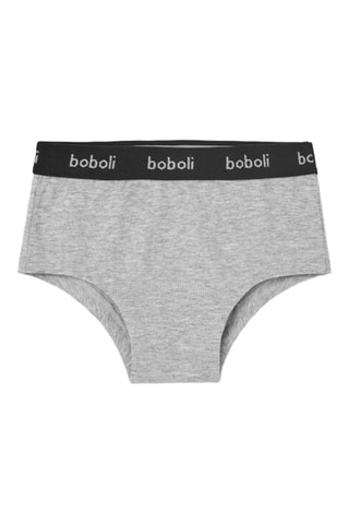 3 culottes - Gris chiné