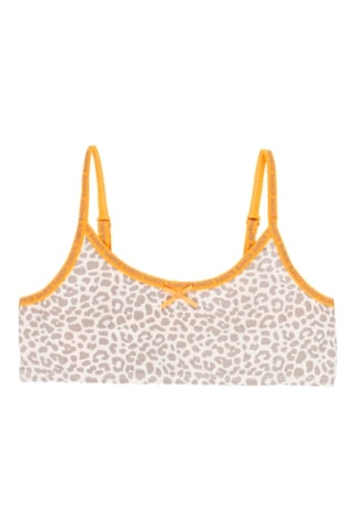 2 brassières - Blanc et orange