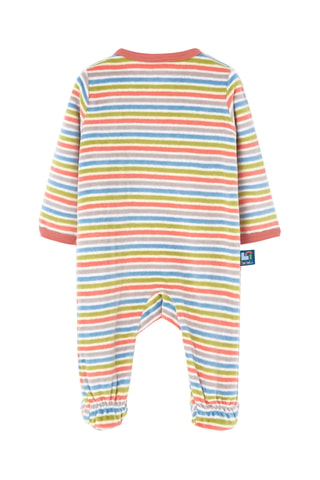 Grenouillère en velours - Multicolore