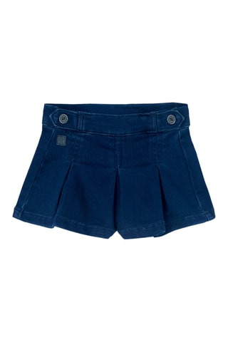 Jupe-short en jean - Bleu
