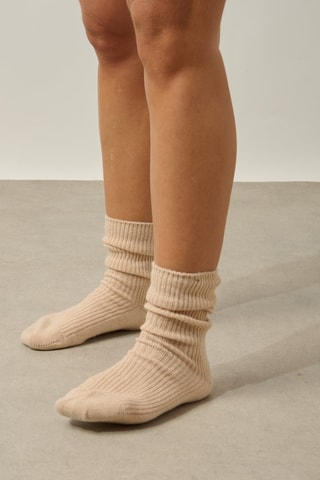 Chaussettes Chewila 100% cachemire, 4 fils - Beige