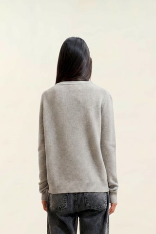 Pull Lexini 100% cachemire, 4 fils - Col rond - Gris