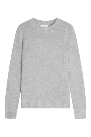 Pull Jetsan 100% cachemire, 4 fils - Col rond - Gris
