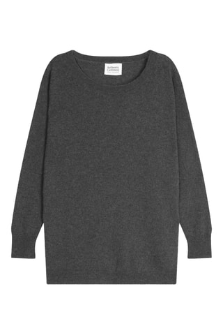 Pull Goléon 100% cachemire - Col rond - Gris