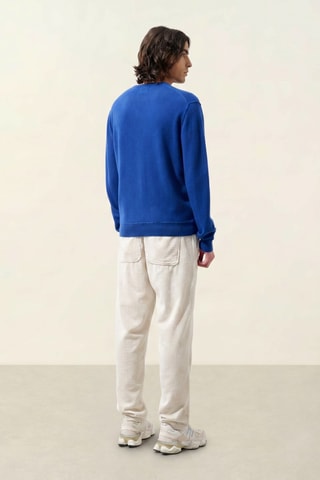 Pull Timeo 100% cachemire, 2 fils - Col en V - Bleu