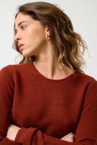 Pull Ivy 100% cachemire, 4 fils - Col rond - Beige