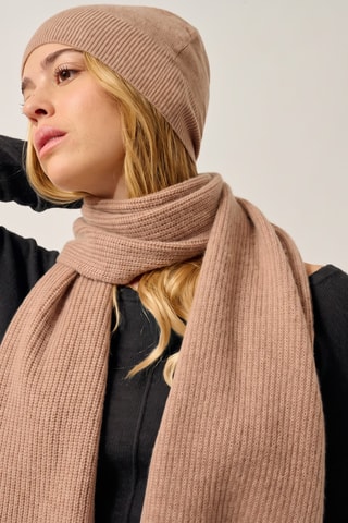 Bonnet en cachemire Manti - Beige
