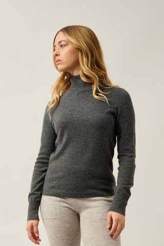 Pull regular en cachemire Eileen - Gris