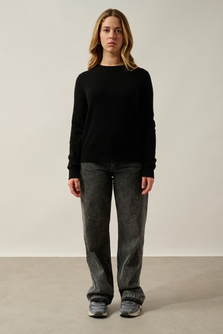 Pull en cachemire Vaiana - Noir
