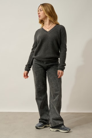 Pull en cachemire Daisy - Gris