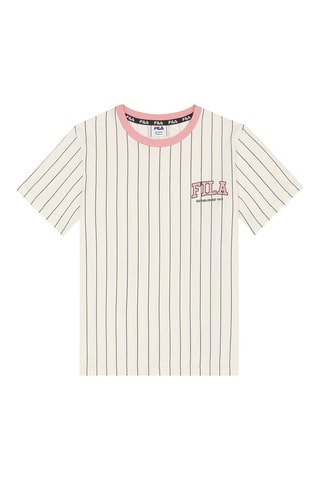 T-shirt relaxed Rifredi - Beige et bleu foncé