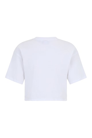 T-shirt cropped Locri - Blanc