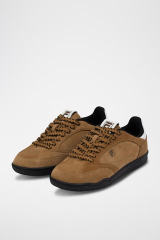 Baskets en cuir Slantshot - Marron