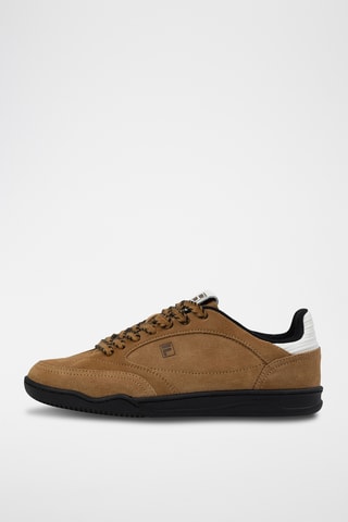 Baskets en cuir Slantshot - Marron