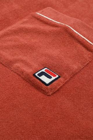 Chemise relaxed en velours Empoli - Rouge