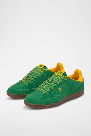 Baskets en cuir Slantshot - Vert