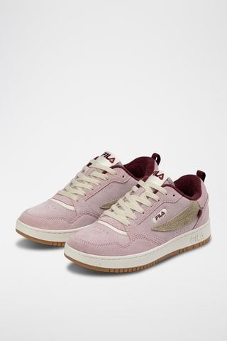 Baskets en nubuck Riser - Rose clair