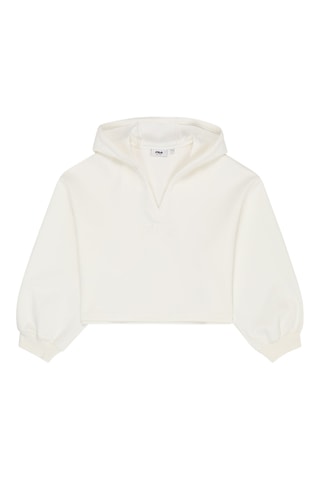 Sweat court à capuche Mezzana - Beige