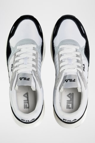 Baskets en cuir Skyleap - Blanc et noir