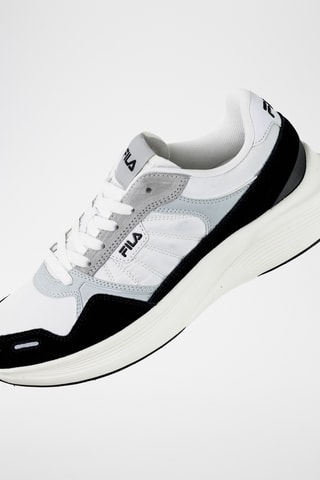 Baskets en cuir Skyleap - Blanc et noir