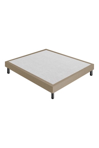 Somier tapizado de madera Sommy - Beige