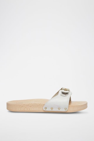 Sandalias de piel - Blanco