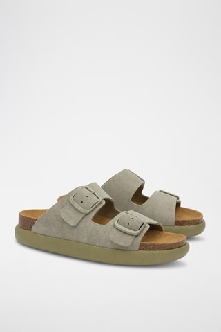 Nubuck Muiltjes - Grijs