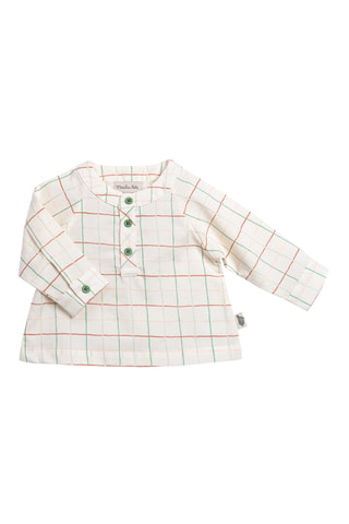 Blouse en coton biologique - 12 mois - Écru