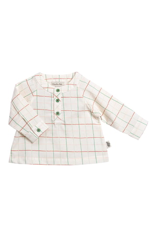 Blouse en coton biologique - 24 mois - Écru