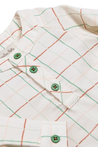 Blouse en coton biologique - 24 mois - Écru
