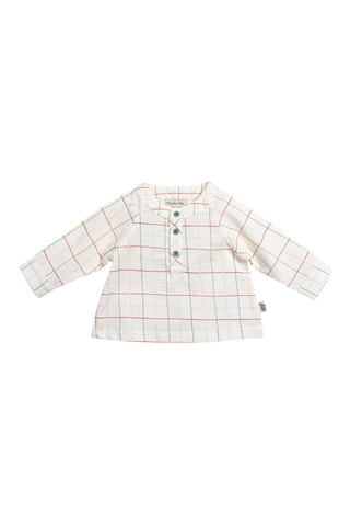 Blouse en coton biologique - 24 mois - Écru