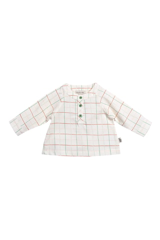 Blouse en coton biologique - 3 mois - Écru