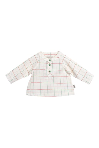 Blouse en coton biologique - 6 mois - Écru