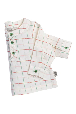 Blouse en coton biologique - 6 mois - Écru